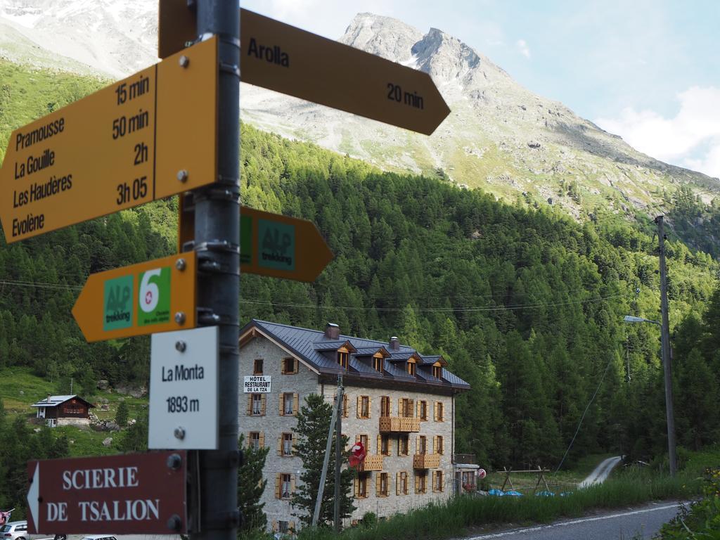 Aiguille De La Tza Hotel Arolla Buitenkant foto